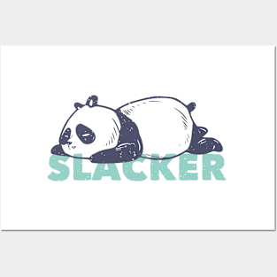 Panda Slacker Posters and Art